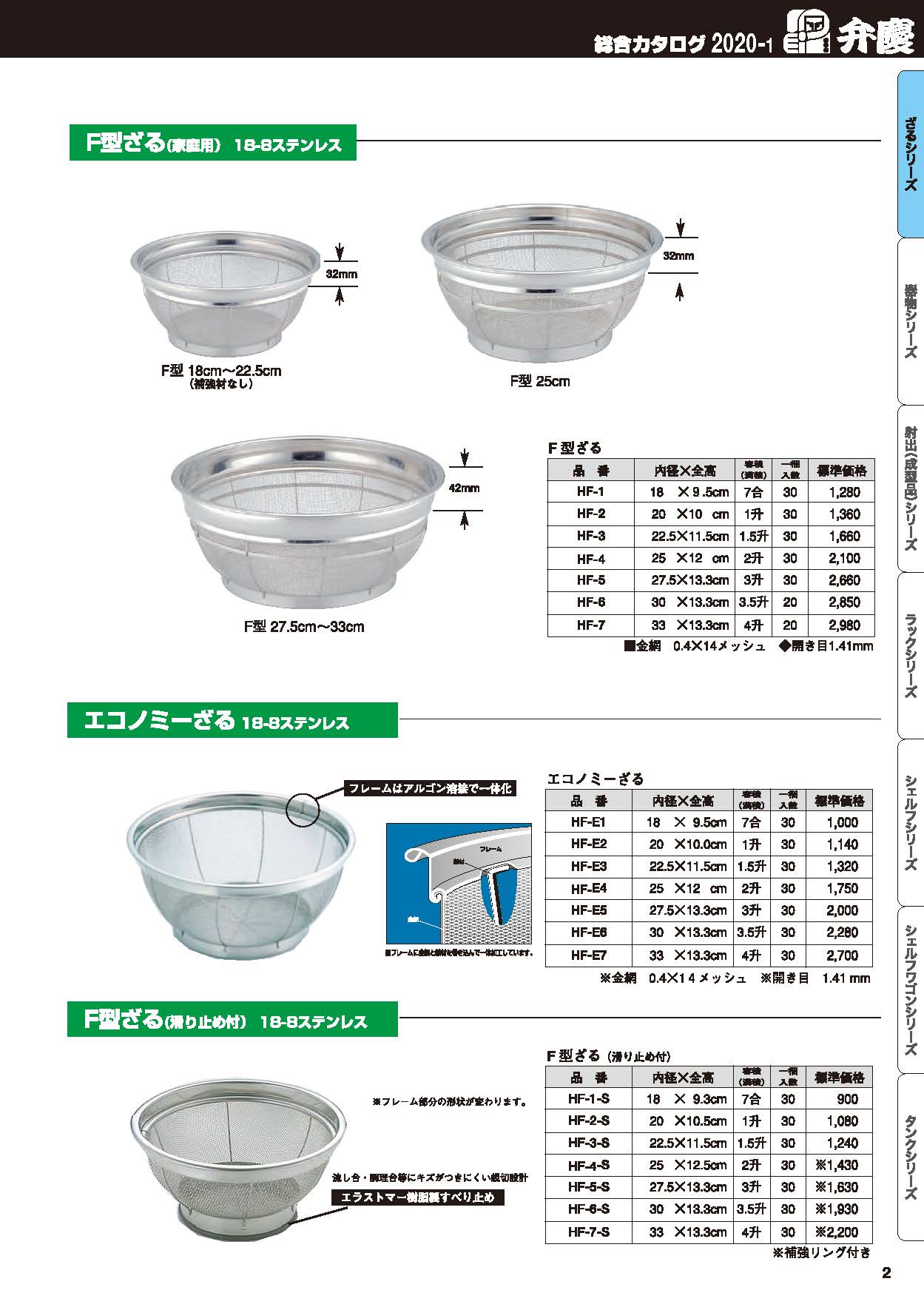 製品カタログ_弁慶総合カタログ2020-1(P72) – 本間冬治工業株式会社